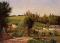 chemin de l’ermitage à pontoise 1872 Camille Pissarro paysage